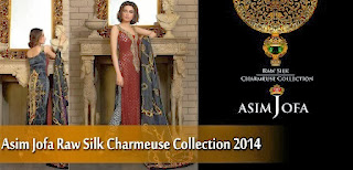 Asim Jofa Raw Silk Charmeuse Collection