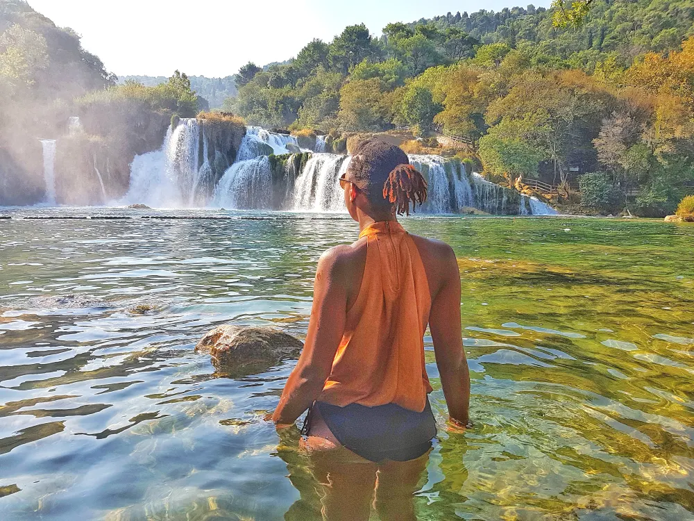 Croatia Krka Waterfal Skradinski buk