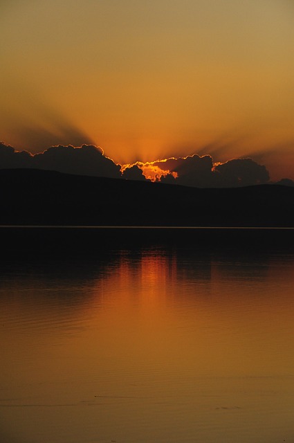 Gokil Abis Gambar Senja Tenggelam, Gambar Senja