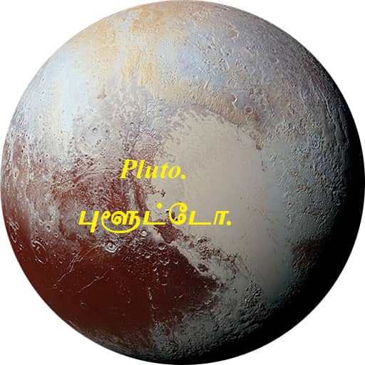 புளூட்டோ (குறுங்கோள்) - பயோடேட்டா - Pluto Planet bio data.