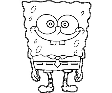 #9 Spongebob Coloring Page