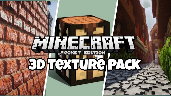 3D Texture Pack For Minecraft PE 1.19