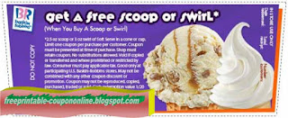 Free Printable Baskin Robbins Coupons