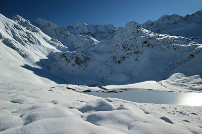 Neige à Hautacam (Hautes-Pyrénées)