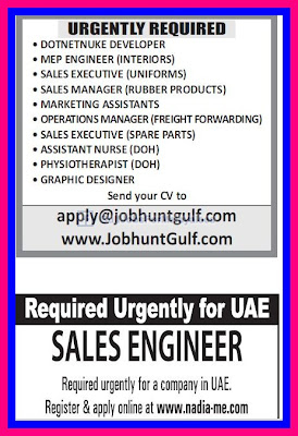 Vacancies For Qatar & UAE