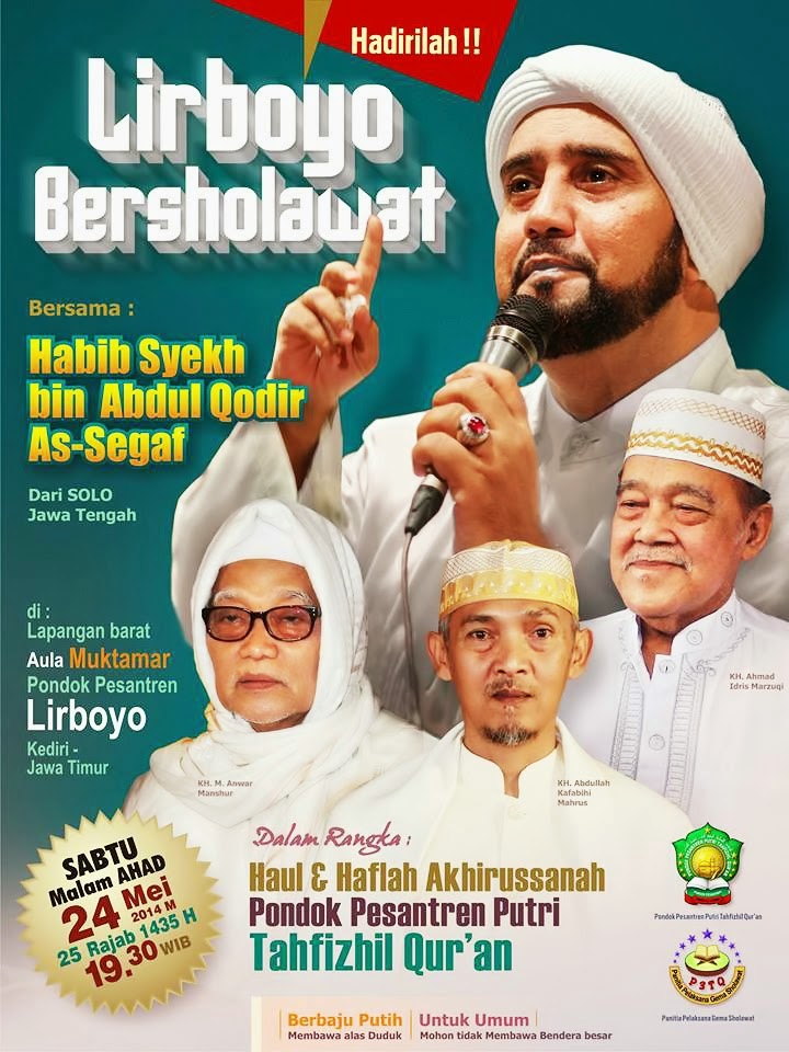24 Mei 2014, Lirboyo Bersholawat Bersama Habib Syech