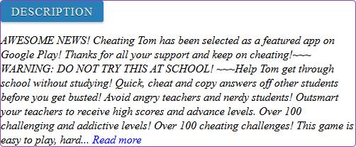 Cheating Tom game review