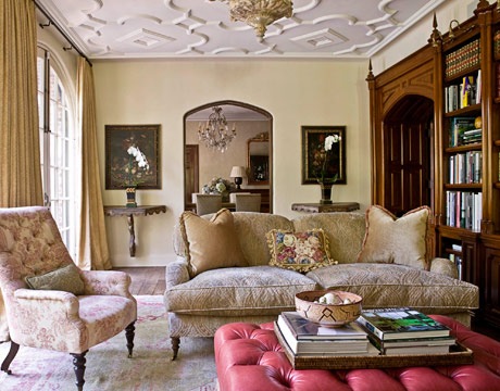 Ceiling Treatment Ginger Barber House Beautiful