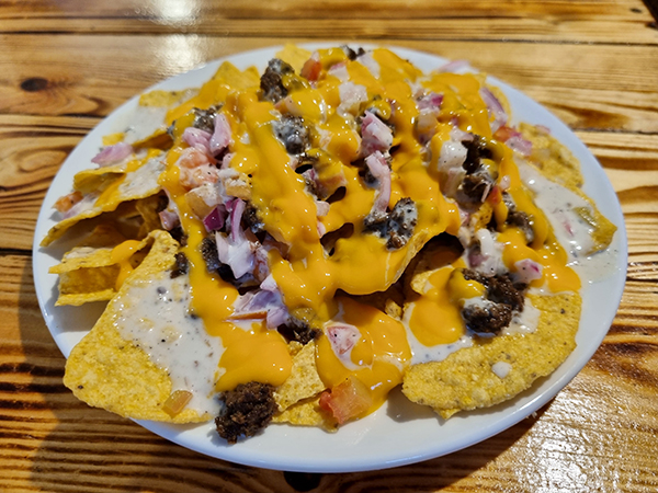 cheesy nachos