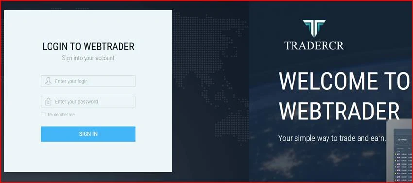 [Мошенники] webtrader.tradrcr.com – Отзывы, развод, обман! Брокер Tradrcr мошенник