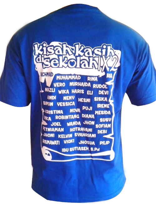  Kaos  Distro Untuk  Perpisahan  Kelas SABLON KAOS  MANUAL 