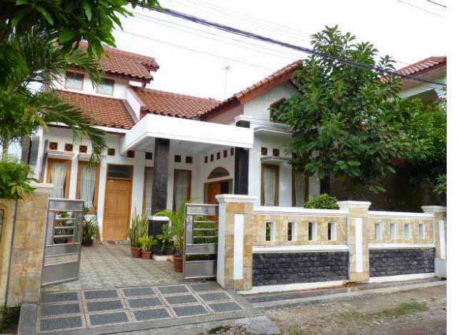 Model Pagar Rumah Minimalis Dari Tembok dan Besi