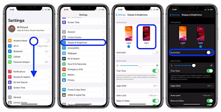 Cara menggunakan Mode Gelap di iPhone di iOS 13 [ Dark Mode ]