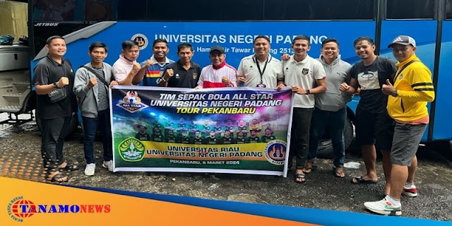 Tim Sepakbola UNP FC akan Hadapi Kesebelasan UNRI di Pekanbaru