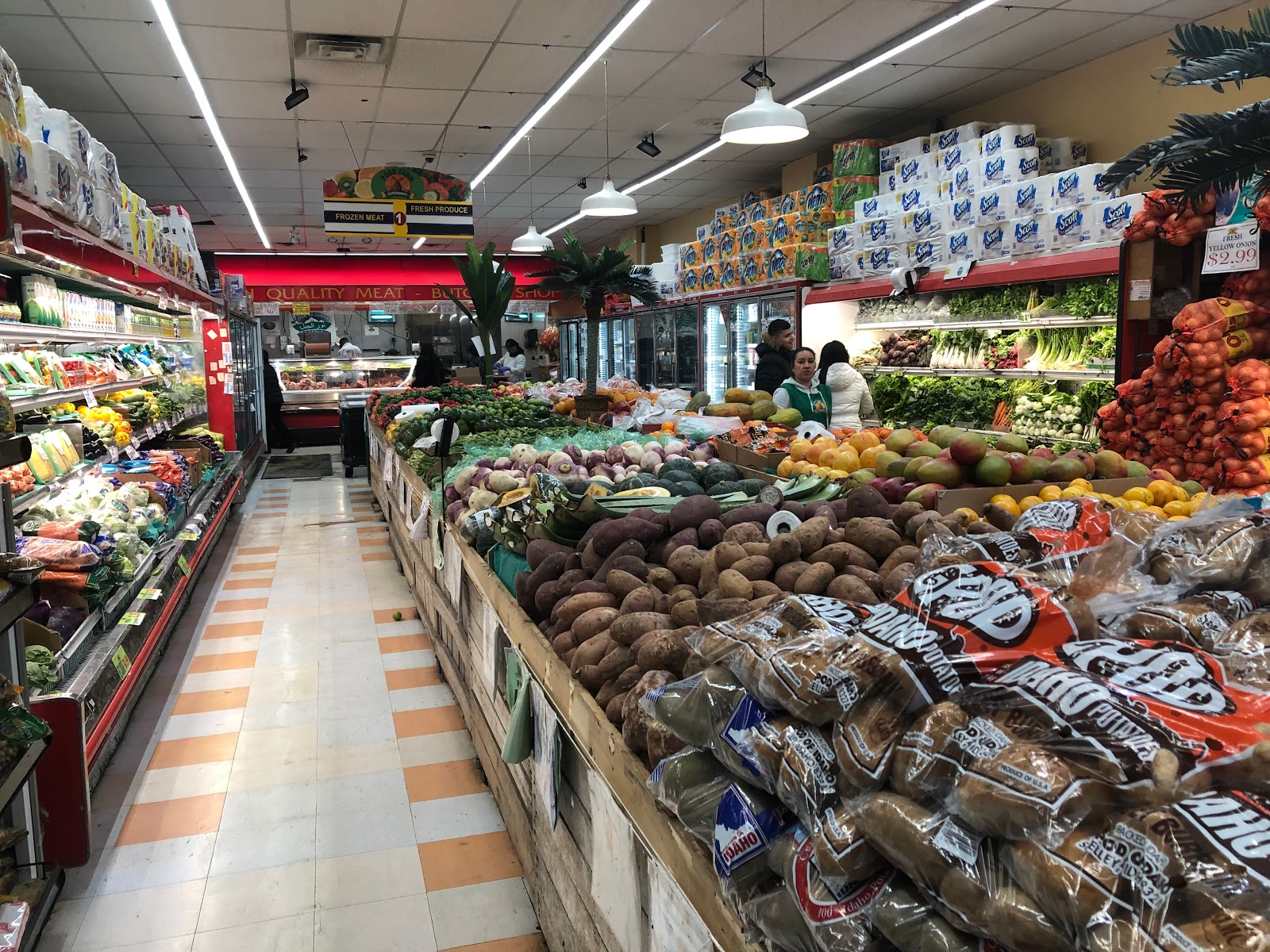 Look Inside Food Farm Supermarket Valley Stream NY