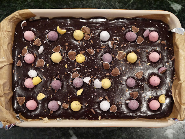 Mini Egg Easter Brookies The Betty Stamp Baking Recipe
