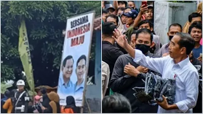 Jokowi Bagi-bagi Bansos di Dekat Spanduk Prabowo-Gibran, Bawaslu Sebut Tak Langgar Netralitas