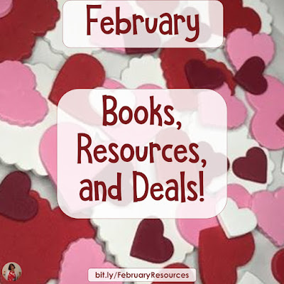 February Books Resources, and Deals! February is a very busy month. This post has several books and resources to help keep the kids engaged!