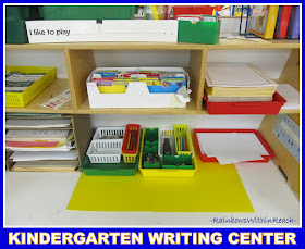 photo of: Kindergarten Writing Center 