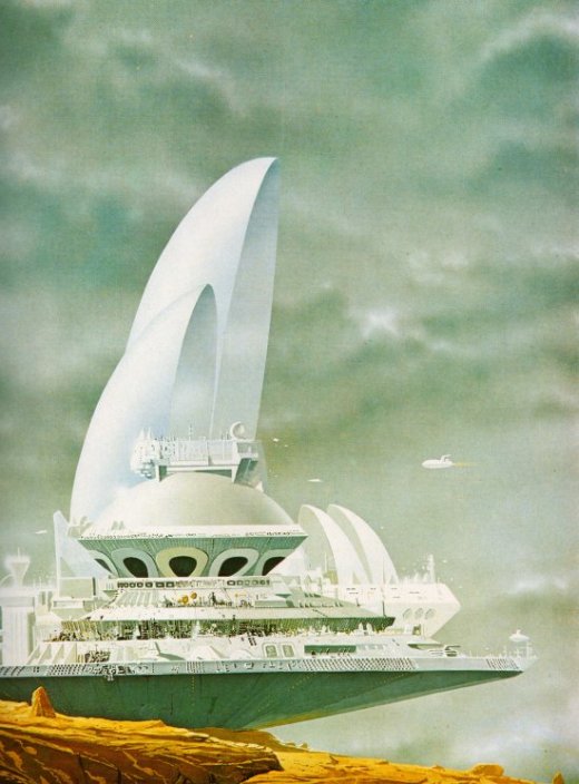 Terran Trade Authority Handbooks by Stewart Crowley - Ilustrações vintage 1979 naves espaciais ficção científica exploração universo