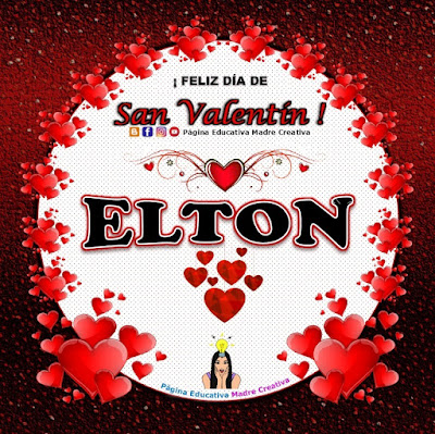 Feliz Día de San Valentín - Nombre Elton