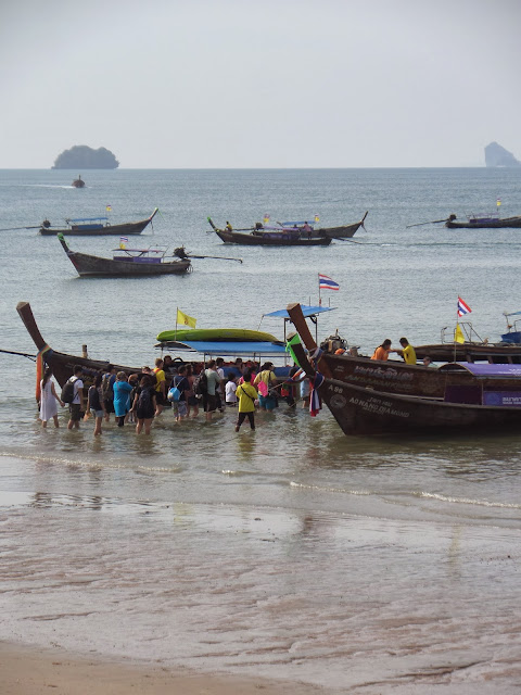 long tail boat, aonang