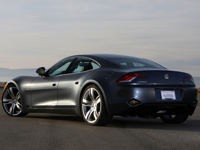 Fisker Karma Rear Angle View