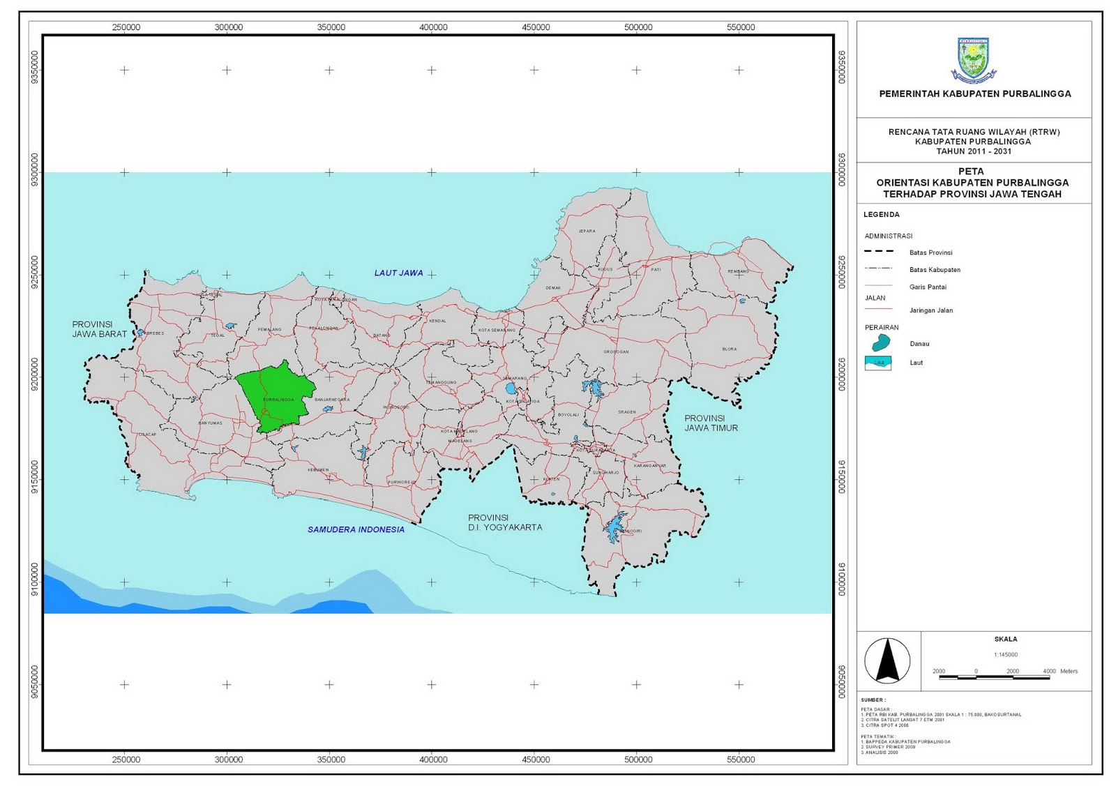  Peta  Lengkap Indonesia Peta  Orientasi  Kabupaten 