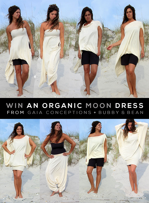 GIVEAWAY // Win an Organic Moon Dress from Gaia Conceptions from Bubby and Bean!