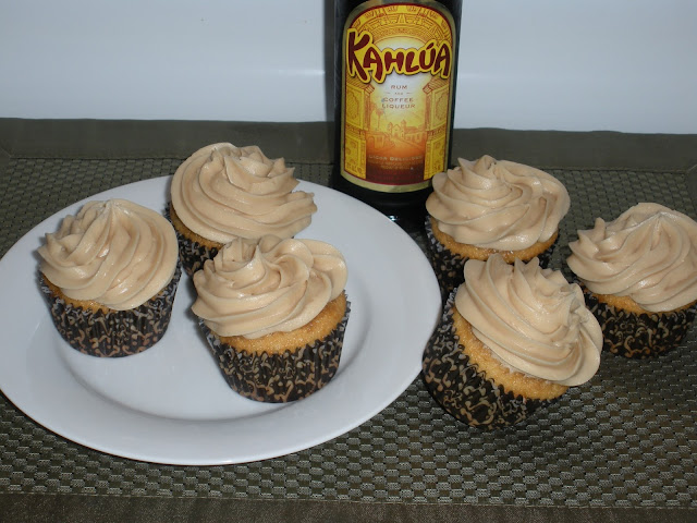 White Russian Cupcake