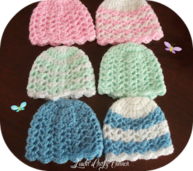 hats,babies hat,preemie,easy,crochet