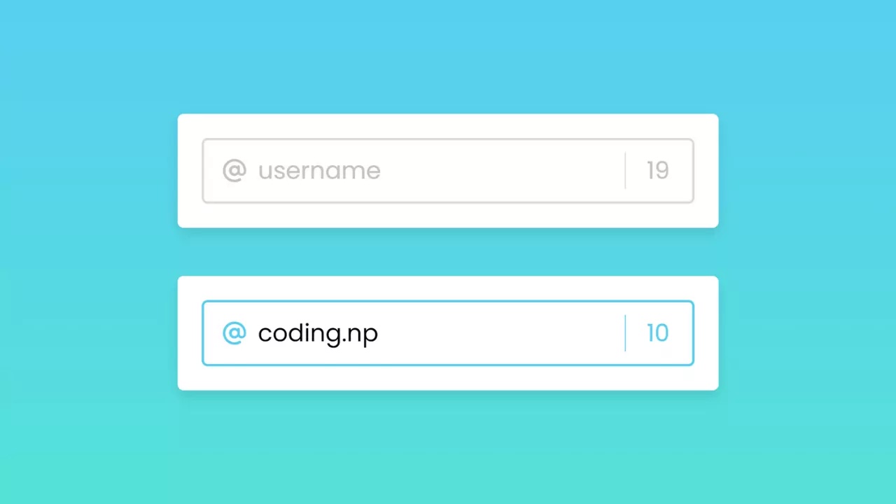 Limit Input Characters Using Html Css Javascript Limit Input Characters Using Html Css Javascript