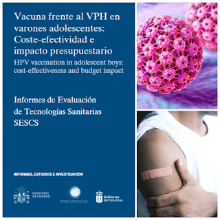 Estudios coste-efectividad en la vacunación frente al VPH en varones adolescentes