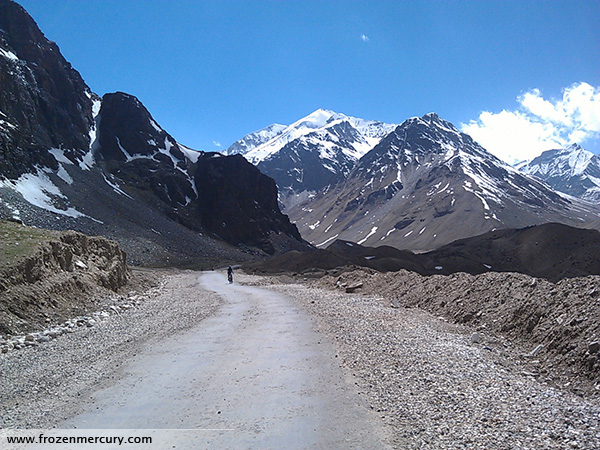 View of the mountains, Sarchu