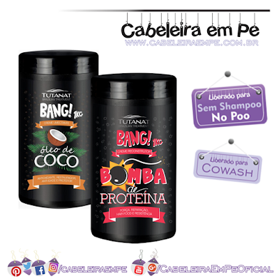 Coposição Cremes de Tratamento Bang (Coco e Bomba de Proteína) - Tutanat