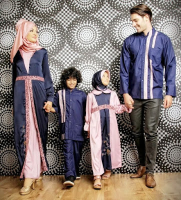 Model Baju Seragam Keluarga Untuk Lebaran