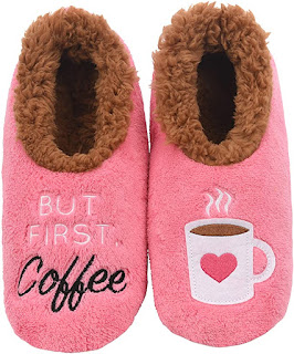 Mothers Day gift ideas include these coffee slippers