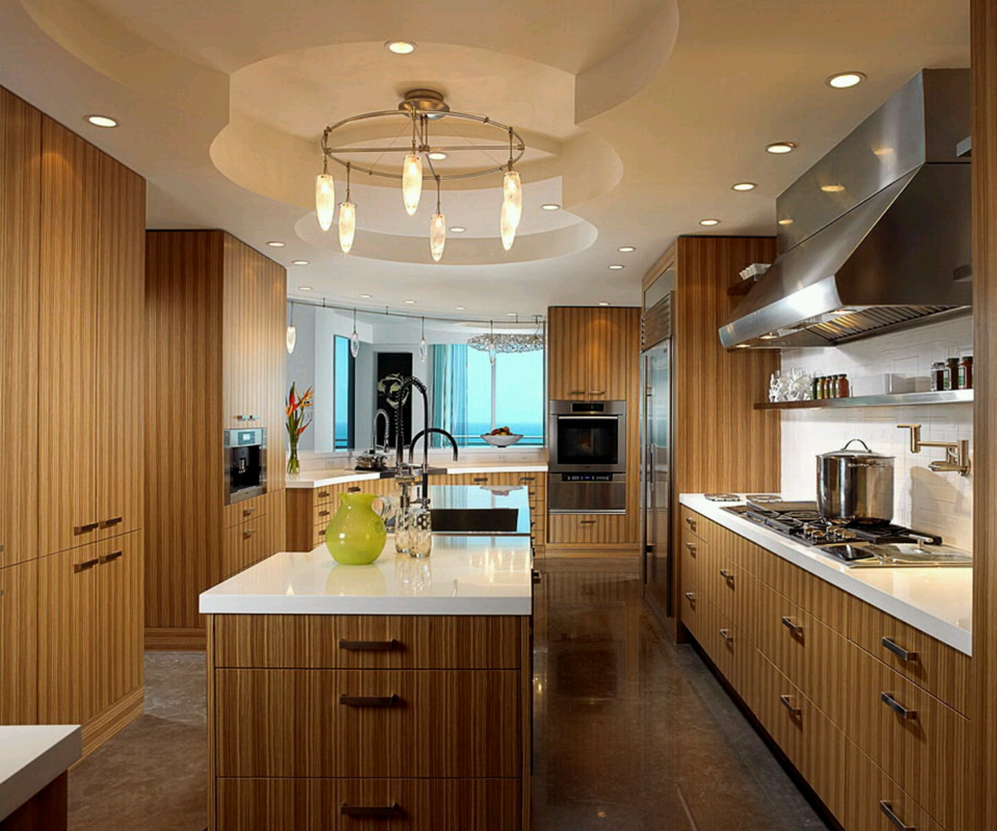 Modern wooden kitchen cabinets designs. | Interior Design