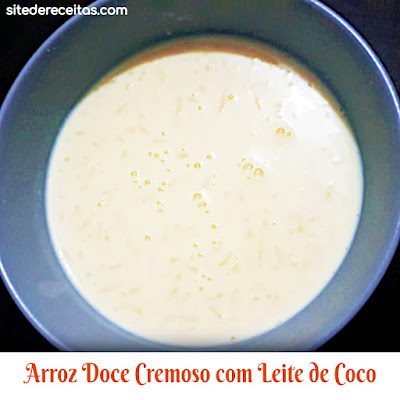 Arroz Doce Cremoso com Leite de Coco