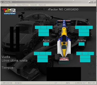 PDisplay funcionando en rFactor