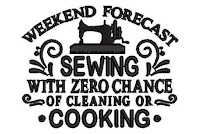 Weekend Forecast Sewing with Zero