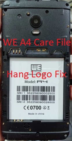 WE A4 Hang Logo Lcd Fix Dead Fix Firmware 