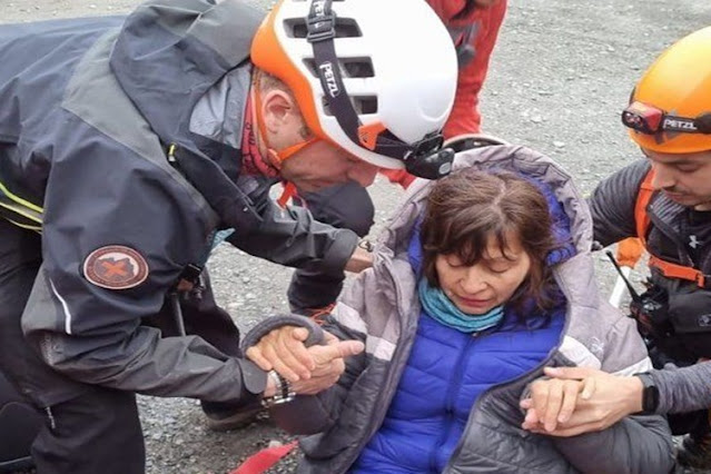 Rescatan a turista descompensada en Laguna Esmeralda