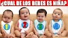 Test psicológico: adiviná cuál de estos 4 bebés es una niña