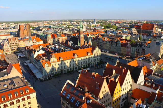 A cidade polonesa de Wroclaw, chamada de Breslávia quando pertencia a Alemanha