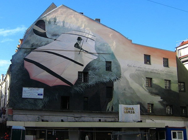 Wall Painting in Riga