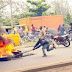 Police rescue 2 men from being set ablaze by commercial motorcyclists 