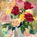 Loose Bold Floral Painting