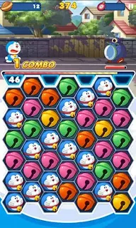 Screenshots of the Doraemon gadget rush for Android tablet, phone.