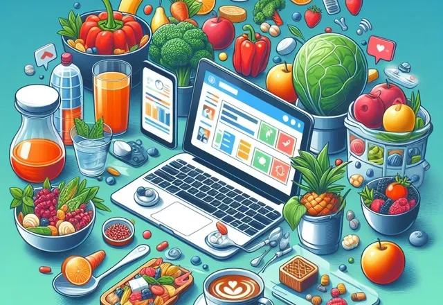Food for thought discussing health and nutrition in the digital age